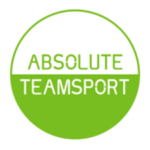 Absolute Teamsport Logo in Grün-Weiß als moderner runder Markenbadge