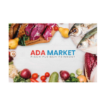 ADA Market mit frischem Fisch, Fleisch, Gemüse und Feinkost