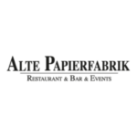 Logo Alte Papierfabrik – Restaurant, Bar und Events