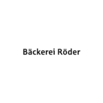 Bäckerei Röder Logo in Schwarz-Weiß mit zentriertem Schriftzug