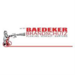 Baedeker Brandschutz Logo mit Planung, Verkauf und Wartung