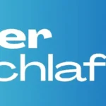 Der Schlafraum Logo mit Bett-Icon für Schlaf- und Schlafzimmerprodukte.