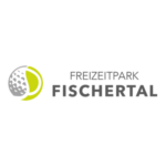 Freizeitpark Fischertal Logo mit grün-grauem Rundsymbol