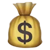 Geldsack mit Dollarzeichen