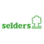 Grünes Markenlogo mit stilisiertem Baum für Nachhaltigkeit und Umweltbewusstsein