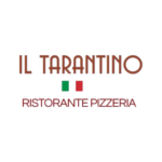 Il Tarantino Logo für italienisches Restaurant und Pizzeria mit grünen und roten Akzenten