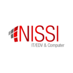 NISSI Logo für EDV und Computer mit rotem Schriftzug