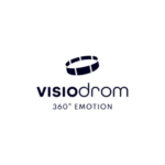 Visiodrom Logo mit 360° Emotion für immersive Panorama-Erlebnisse