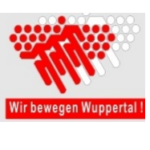 Logo „Wir bewegen Wuppertal“ mit stilisierter Menschenmenge in Bewegung