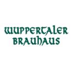 Wuppertaler Brauhaus Logo in grüner Frakturschrift auf schwarzem Hintergrund